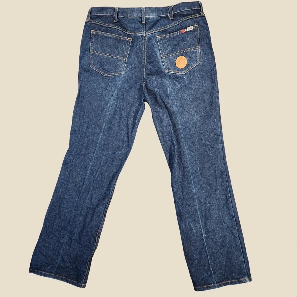Walls FR Workwear Jeans Mens 38x32 Blue Excellent Flame Resistant Denim Pants